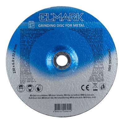 Δίσκος Λείανσης Μετάλλου Φ115mm 6.0x22.2mm M516219 